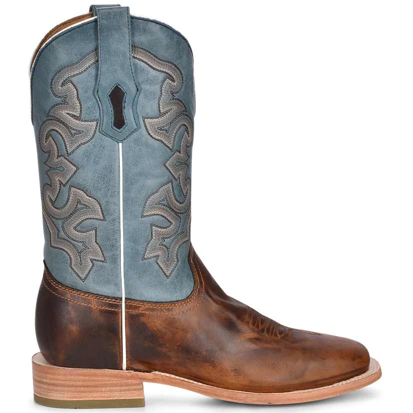Corral Boot Co. Men's Embroidered Square Toe Cowboy Boots 5 Corral Boot Co. Men's Embroidered Square Toe Cowboy Boots - Image 3