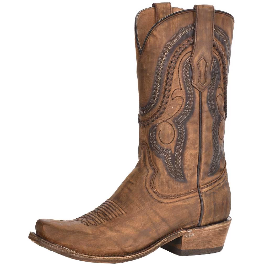 Corral Boot Co. Men's Embroidered X-Stitch Cowboy Boots 3 Corral Boot Co. Men's Embroidered X-Stitch Cowboy Boots