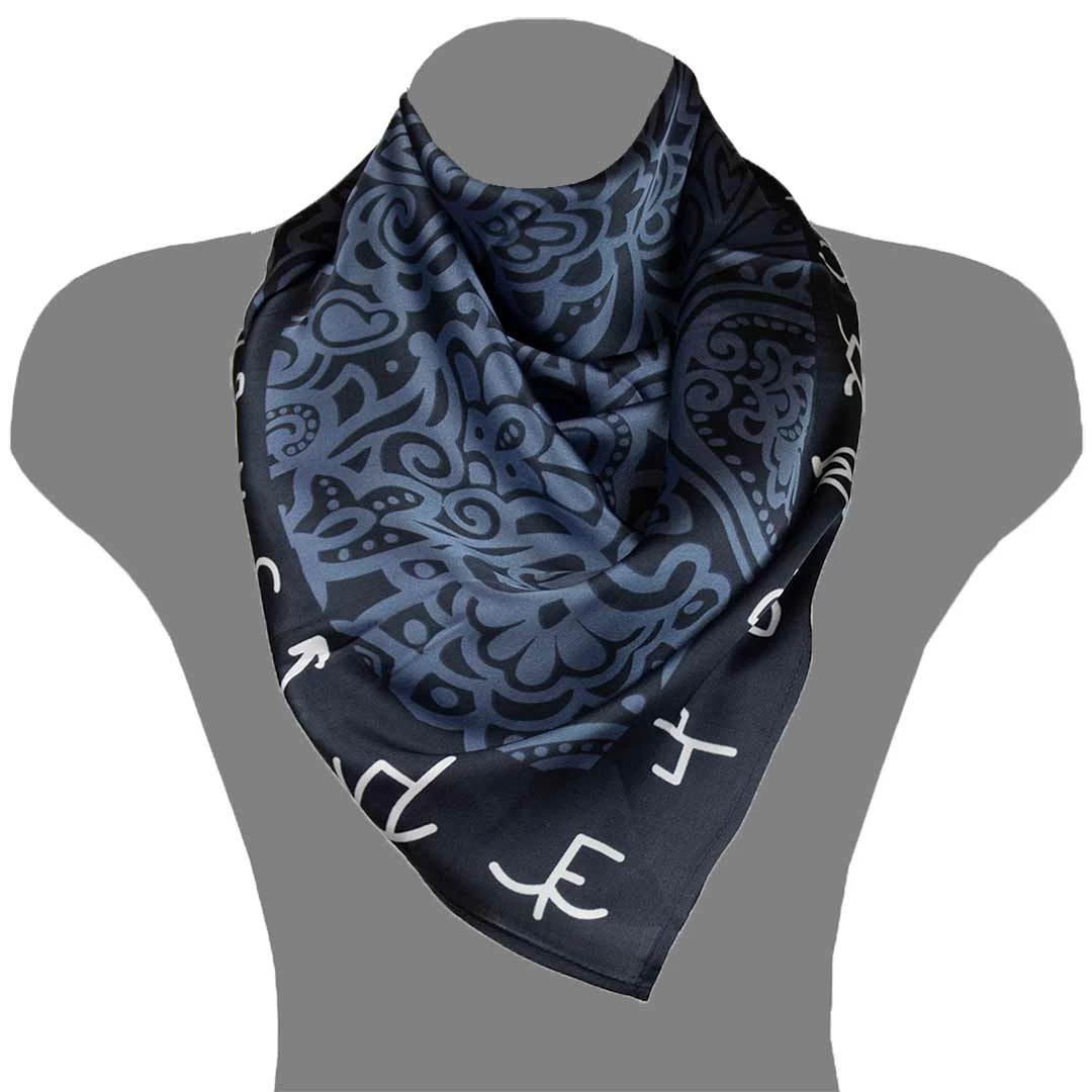 Cruel Denim Large Paisley Print Wild Rag 3 Cruel Denim Large Paisley Print Wild Rag