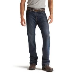 Ariat Men's FR M4 Low Rise Relaxed Bootcut Jeans -Western Fashion Men d347ac6ae40f97ab07f5130ca709b8ec