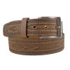 Cowboy Collection Men's Aztec Tooled Leather Belt -Western Fashion Men d3d85aecb7ae34d43ce36a20d148e624