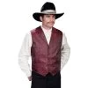 Scully RangeWear Red Dragon Pattern Satin Vest -Western Fashion Men d80d9bfc8c6f6e3e33ae2c8a572279cd