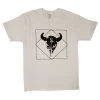 Calgary Stampede Logo Skull & Square Box White Tee
