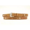 Nocona Men's Ostrich Pattern Leather Belt -Western Fashion Men e333e5e159183331bd9fd390810e6a77