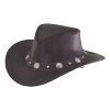 Outback Trading Co. Rawhide Western Leather Hat 1 Outback Trading Co. Rawhide Western Leather Hat -Western Fashion Men e53bc58c0e947448253ddf85c9dd173c