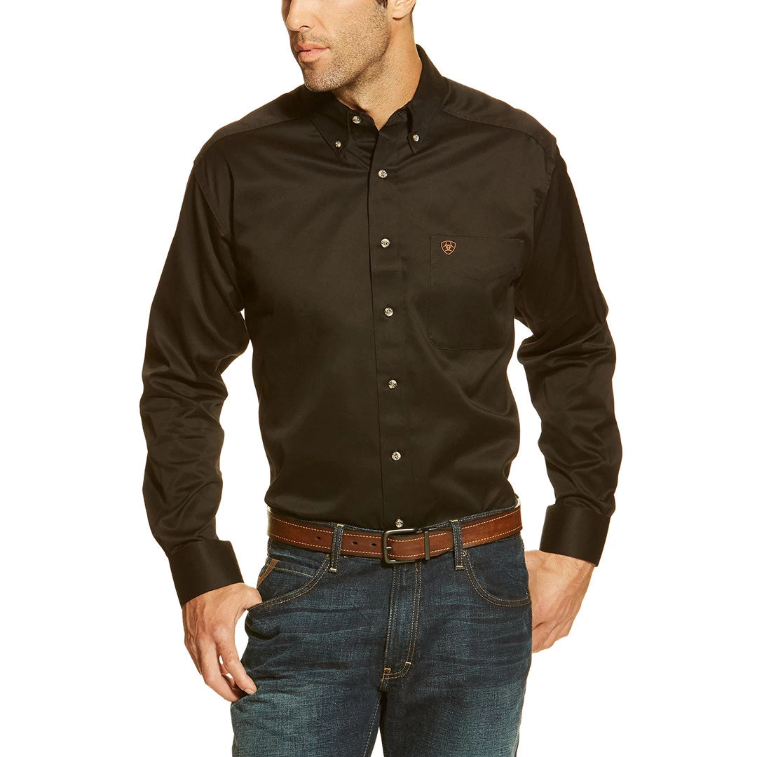 Ariat Men's Solid Twill Classic Fit Shirt 3 Ariat Men's Solid Twill Classic Fit Shirt