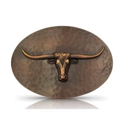 Montana Silversmiths Men's Cascade Longhorn Buckle