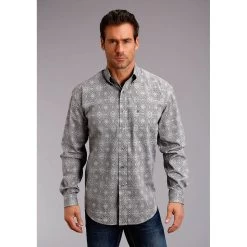 Stetson Men's Classic Medallion Print Shirt
