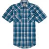Ely Cattleman Men's Short Sleeve Plaid Snap Shirt -Western Fashion Men ely cattleman men s short sleeve plaid snap shirt c431dfa0 36e4 42d2 bacb 06940d286953