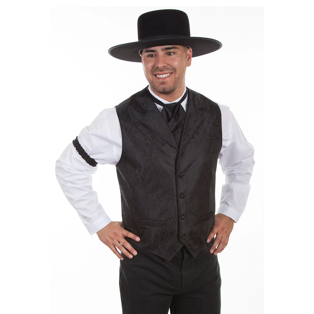 Scully Men's RangeWear Paisley Vest 3 Scully Men's RangeWear Paisley Vest