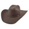 Justin Bent Rail Crowell 6X Fur Felt Cowboy Hat -Western Fashion Men f3500d49fdea7778ed426b3e933c48fb