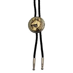 AndWest Silver & Gold Concho Bolo Tie -Western Fashion Men fad2bdc8c1e13a43eb90ad54a714ab9f