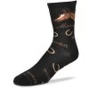 For Bare Feet Unisex Horse Text Pattern Crew Socks -Western Fashion Men for bare feet unisex horse text pattern crew socks
