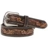 Hooey Brands Men's Midnight Classic Leather Belt -Western Fashion Men hooey brands men s midnight classic leather belt