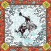 Hooey Brands Western Floral Satin Wild Rag -Western Fashion Men hooey brands western floral satin wild rag
