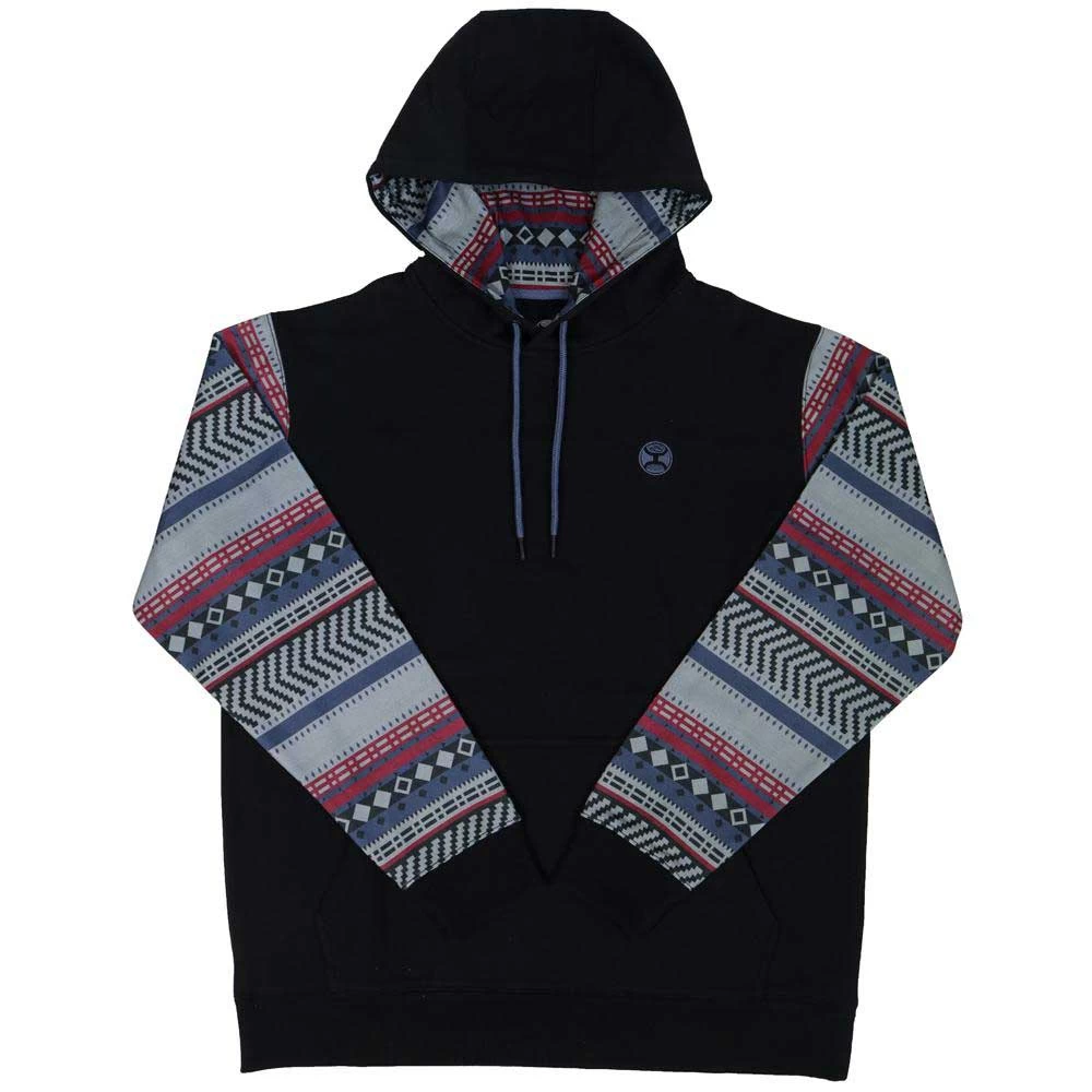 Hooey Men's Acuna Aztec Sleeve Pullover Hoodie 3 Hooey Men's Acuna Aztec Sleeve Pullover Hoodie
