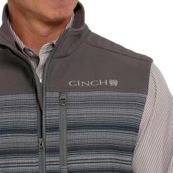 Cinch Men's Bonded Vest -Western Fashion Men img11875 cinch men s bonded vest