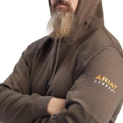 Ariat Men's Rebar Workman DuraCanvas Hoodie -Western Fashion Men img12063 ariat men s rebar workman duracanvas hoodie