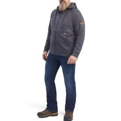 Ariat Men's Rebar Regulator Full Zip Hoodie -Western Fashion Men img17553 ariat men s rebar regulator full zip hoodie