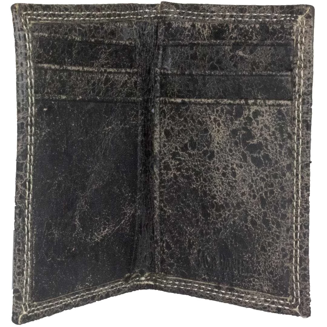 Jack Daniel's Men's Distressed Front Pocket Bifold Wallet 4 Jack Daniel's Men's Distressed Front Pocket Bifold Wallet - Image 2