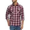 Flag & Anthem Men's Franklin Plaid Snap Shirt 1 Flag & Anthem Men's Franklin Plaid Snap Shirt -Western Fashion Men img24879 flag anthem men s franklin plaid snap shirt