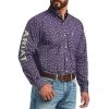Ariat Men's Team Paulo Classic Fit Button-Down Shirt -Western Fashion Men img26108 ariat men s team paulo classic fit button down shirt