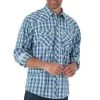 Wrangler Men's 20X Competition Plaid Snap Shirt