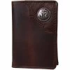 Jack Daniel's Men's Silver Concho Tri-Fold Wallet