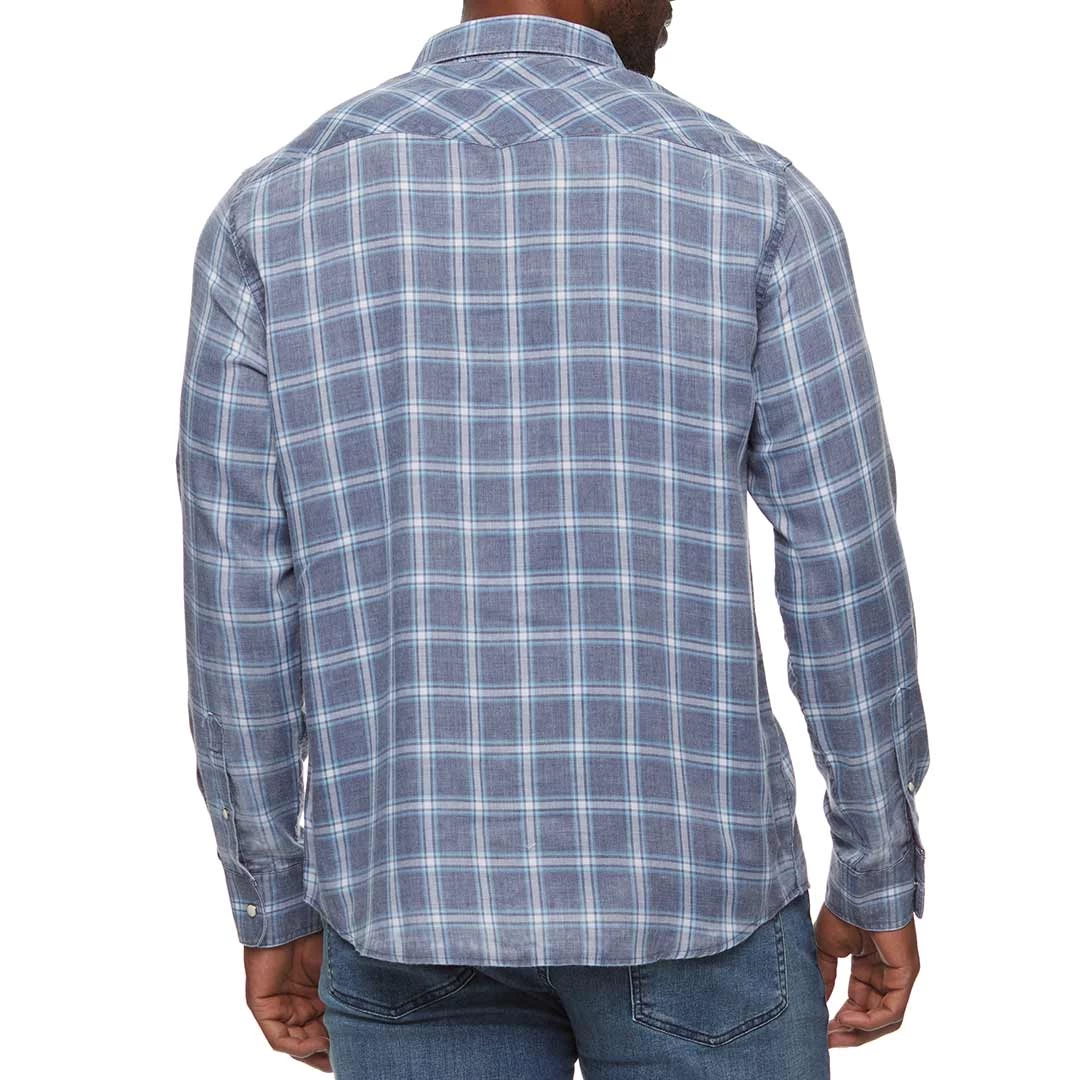 Flag & Anthem Men's Harrison Vintage Soft Plaid Snap Shirt 4 Flag & Anthem Men's Harrison Vintage Soft Plaid Snap Shirt - Image 2