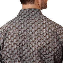 Roper Men's Paisley Print Snap Shirt -Western Fashion Men img34673 roper men s paisley print snap shirt