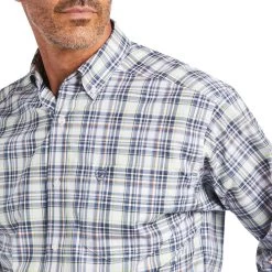 Ariat Men's Pro Series Brady Classic Fit Button-Down Shirt -Western Fashion Men img35887 ariat men s pro series brady classic fit button down shirt
