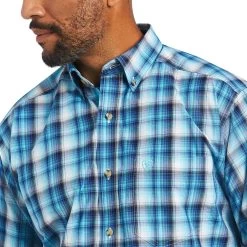 Ariat Men's Pro Series Mateo Classic Fit Button-Down Shirt -Western Fashion Men img37279 ariat men s pro series mateo classic fit button down shirt