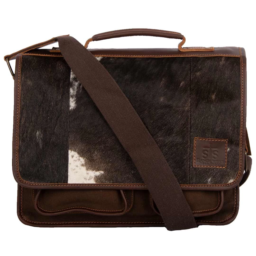 STS Ranchwear Hair-On-Cowhide Messenger Bag 3 STS Ranchwear Hair-On-Cowhide Messenger Bag