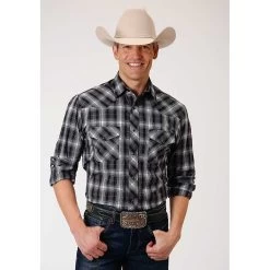 Roper Men's Plaid Snap Shirt