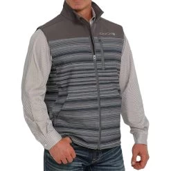 Cinch Men's Bonded Vest -Western Fashion Men img39834 cinch men s bonded vest