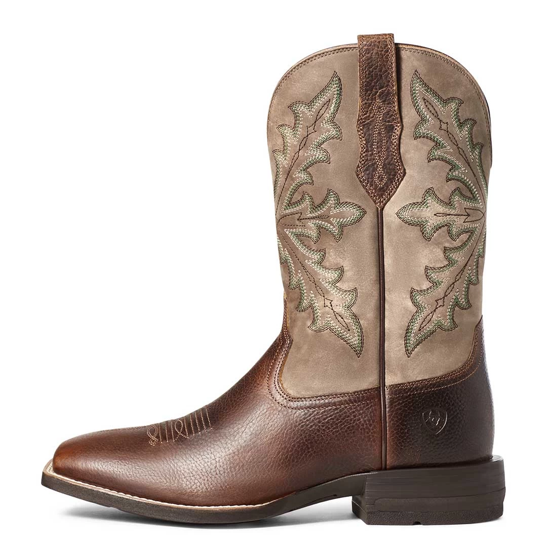 Ariat Men's Qualifier Square Toe Cowboy Boots 4 Ariat Men's Qualifier Square Toe Cowboy Boots - Image 2