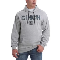 Cinch Men's Embroidered Logo Hoodie