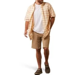 Ariat Men's Pro Series Koa Classic Fit Short Sleeve Button-Down Shirt -Western Fashion Men img42821 ariat men s pro series koa classic fit short sleeve button down shirt