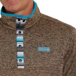 Cinch Men's 1/4 Snap Knit Pullover -Western Fashion Men img44095 cinch men s 1 4 snap knit pullover