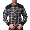 Roper Men's Colour Block Yoke Plaid Snap Shirt 2 Roper Men's Colour Block Yoke Plaid Snap Shirt -Western Fashion Men img44612 roper men s colour block yoke plaid snap shirt