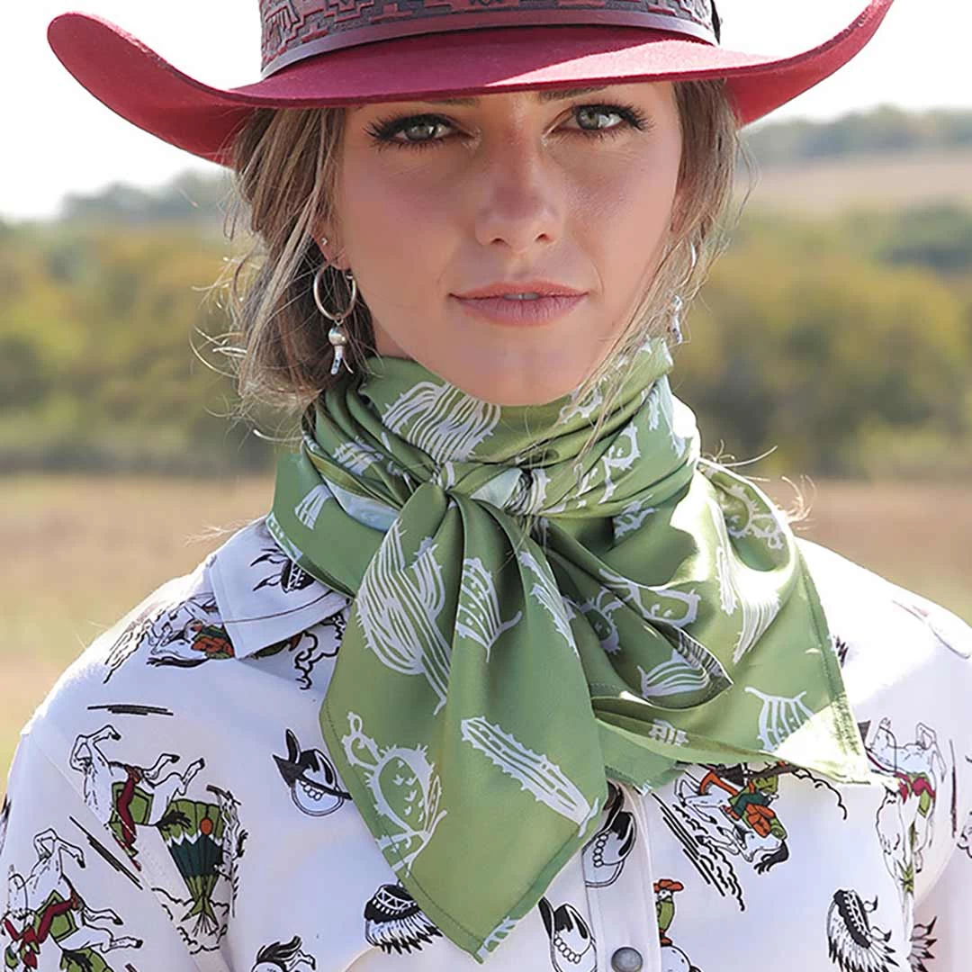 Cruel Denim Cactus Print Wild Rag 4 Cruel Denim Cactus Print Wild Rag - Image 2