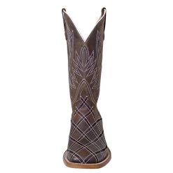 HorsePower Men's Checkered Square Toe Cowboy Boots -Western Fashion Men img46192 horsepower men s checkered square toe cowboy boots