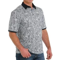Cinch Men's ArenaFlex Paisley Print Polo 8 Cinch Men's ArenaFlex Paisley Print Polo -Western Fashion Men img46441 cinch men s arenaflex paisley print polo