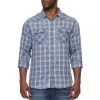Flag & Anthem Men's Harrison Vintage Soft Plaid Snap Shirt -Western Fashion Men img46692 flag anthem men s harrison vintage soft plaid snap shirt