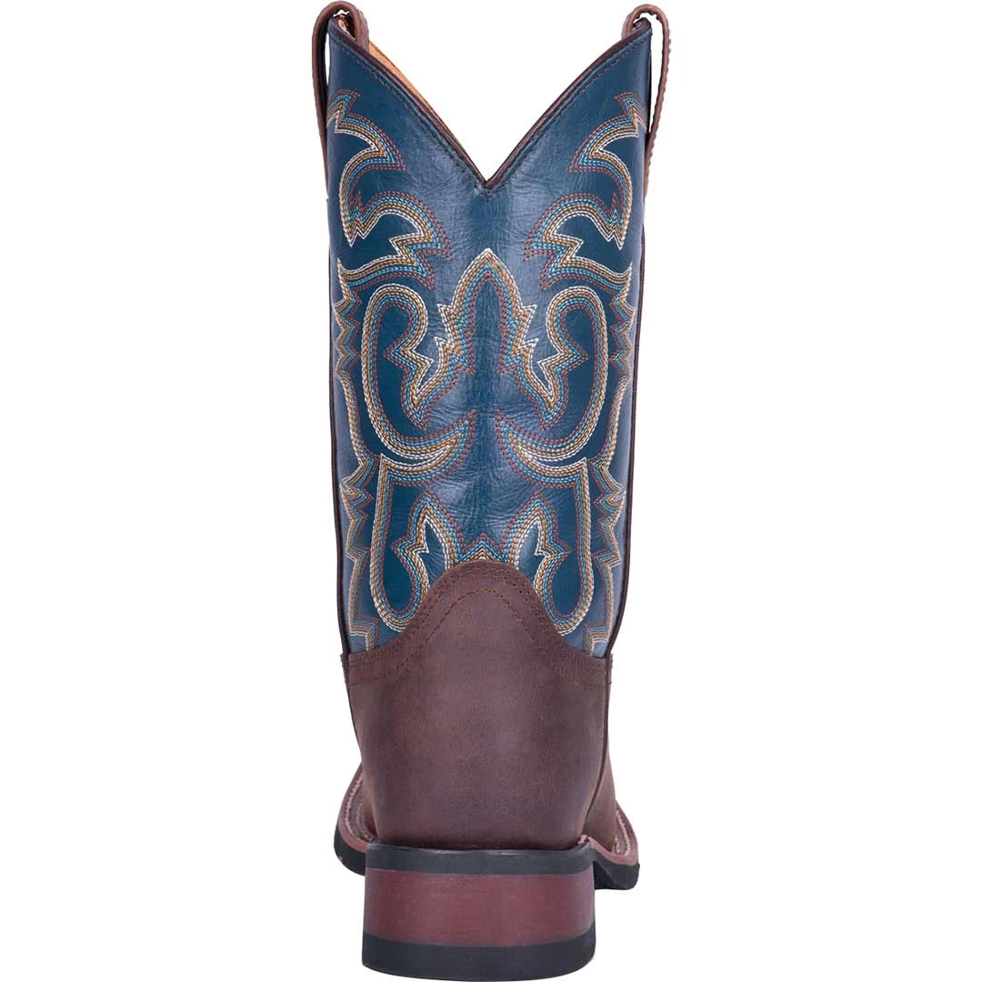 Laredo Men's Hamilton Leather Cowboy Boots 7 Laredo Men's Hamilton Leather Cowboy Boots - Image 5