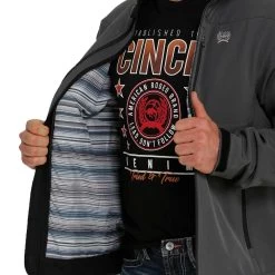 Cinch Men's Lined Bonded Jacket -Western Fashion Men img48395 cinch men s lined bonded jacket