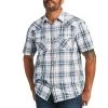 Ariat Men's Haye Retro Fit Short Sleeve Snap Shirt 2 Ariat Men's Haye Retro Fit Short Sleeve Snap Shirt -Western Fashion Men img50562 ariat men s haye retro fit short sleeve snap shirt