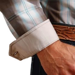 Stetson Men's Plaid Print Button-Down Shirt -Western Fashion Men img50648 stetson men s plaid print button down shirt