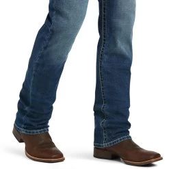 Ariat Men's M4 Relaxed Stretch Marshall Stackable Straight Leg Jeans -Western Fashion Men img53249 ariat men s m4 relaxed stretch marshall stackable straight leg jeans