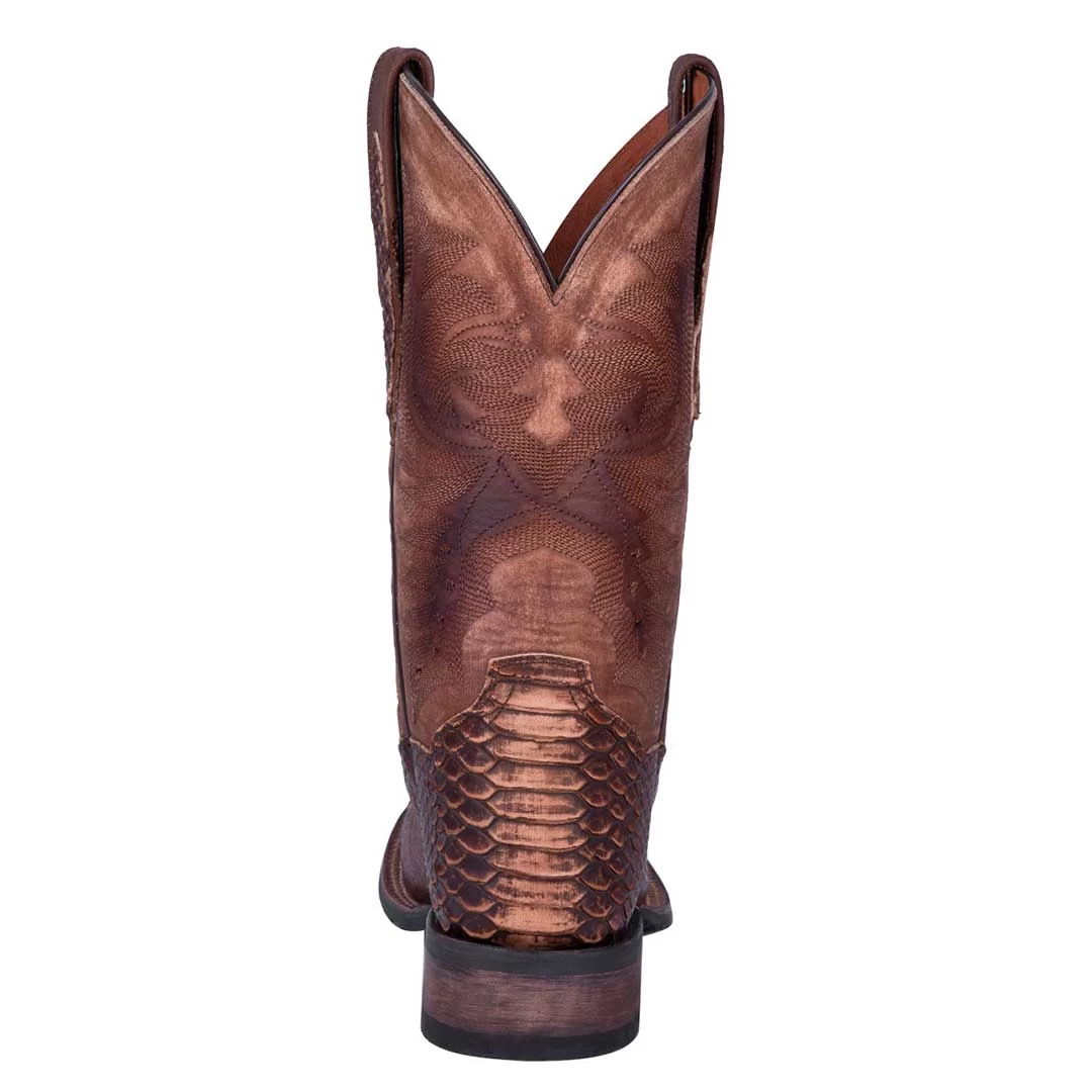 Dan Post Men's Faux Python Square Toe Cowboy Boots 8 Dan Post Men's Faux Python Square Toe Cowboy Boots - Image 6